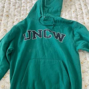 Teal UNCW hoodie